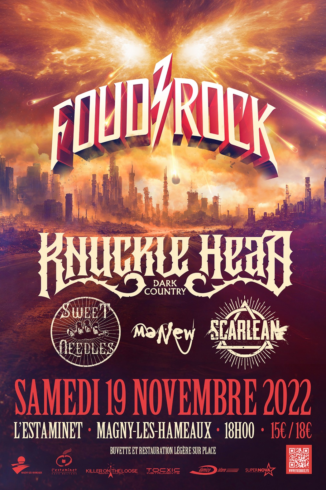 Festival Foud'Rock rock metal scarlean knuckle head